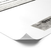 Zwei Porträts von Savinien Cyrano de Bergerac Poster (Ecke)