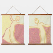 Zwei Posterpaare Wandteppich Mit Holzrahmen (Doppelt)