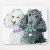 Zwei Pudel Mousepad (Vorne)