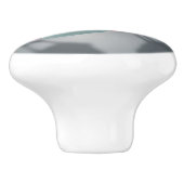 Zwei Puffins Design Keramikknauf (Seitenansicht)