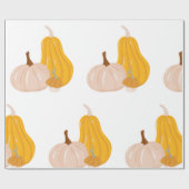 Zwei Pumpkins Geschenkpapier (Flach)