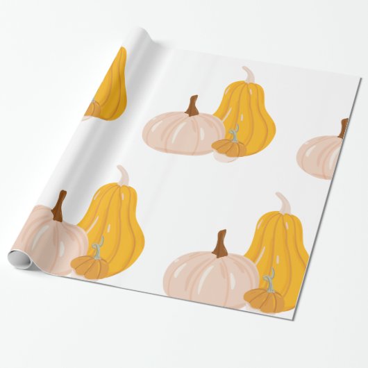 Zwei Pumpkins Geschenkpapier (Ungerollt)