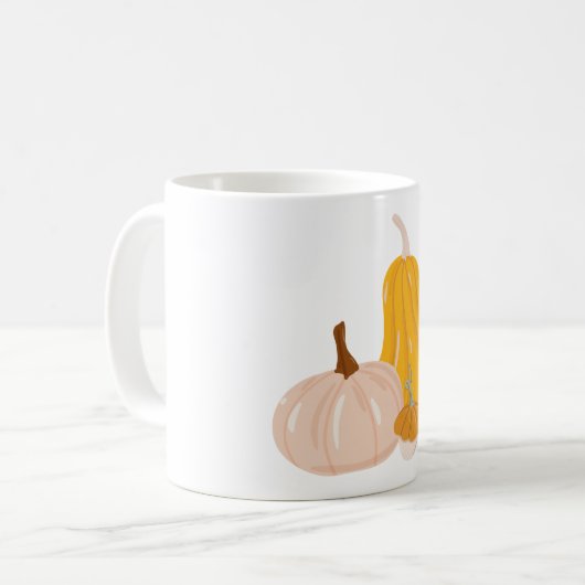 Zwei Pumpkins Kaffeetasse (Vorderseite Links)