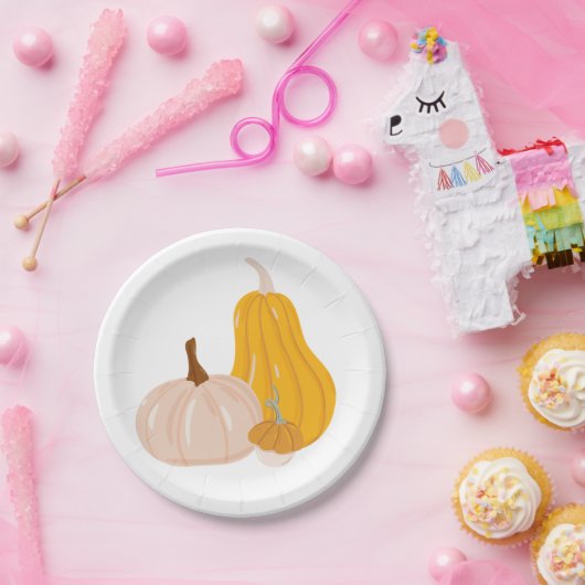 Zwei Pumpkins Pappteller (Party)