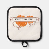 Zwei Pumpkins Personalisiert Topflappen (Vorderseite)