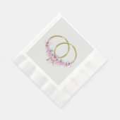 Zwei Punkte für ein rundes Abendbuch Serviette (Ecke)