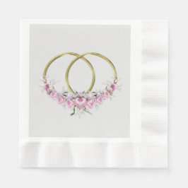 Zwei Punkte für ein rundes Abendbuch Serviette