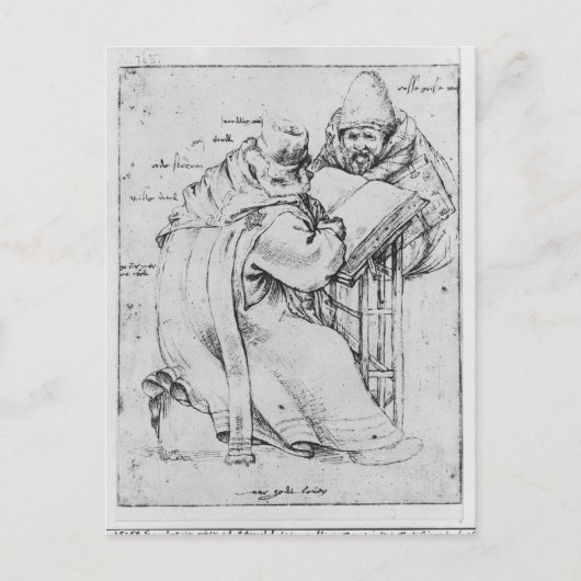 Zwei Rabbis Postkarte (Vorderseite)