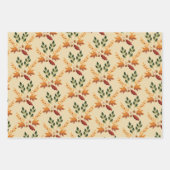 Zwei Raccoons fallen Babydusche Umschlagpapier Geschenkpapier Set (Vorderseite 2)