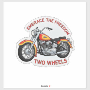 Zwei-Rad-Motorrad-Aufkleber-Kunst Aufkleber