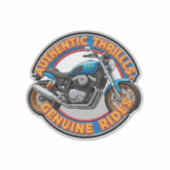 Zwei-Rad-Motorrad-Aufkleber-Kunst Aufkleber (Vorderseite)