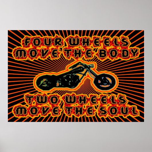 ZWEI RÄDER BEWEGEN DEN E-SOUL-POSTER POSTER (Vorne)