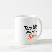 Zwei Räder bewegen die Seele Kaffeetasse (VorderseiteRechts)