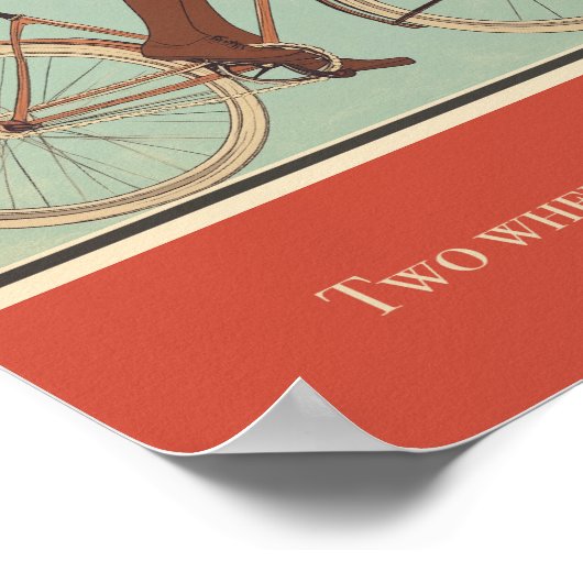 Zwei Räder, ein Poster der Liebe (Ecke)