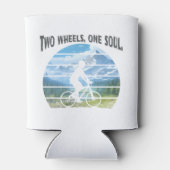 Zwei Räder, ein Soul. Radsport Dosenkühler (Rückseite)