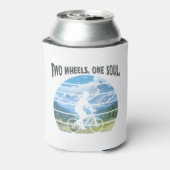 Zwei Räder, ein Soul. Radsport Dosenkühler (Kanne Rückseite)