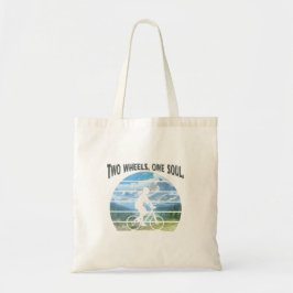 Zwei Räder, ein Soul. Radsport Tragetasche