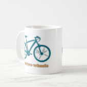zwei Räder. Kaffeetasse (Vorderseite Links)