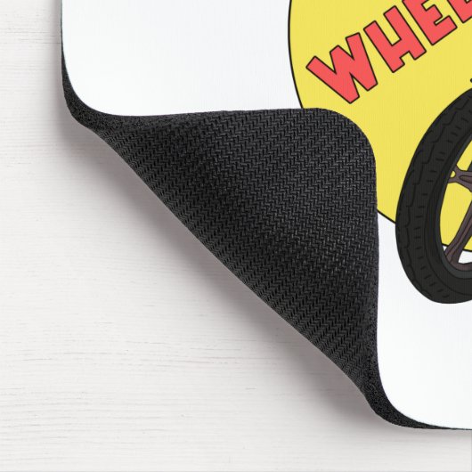 Zwei Räder Mousepad (Ecke)