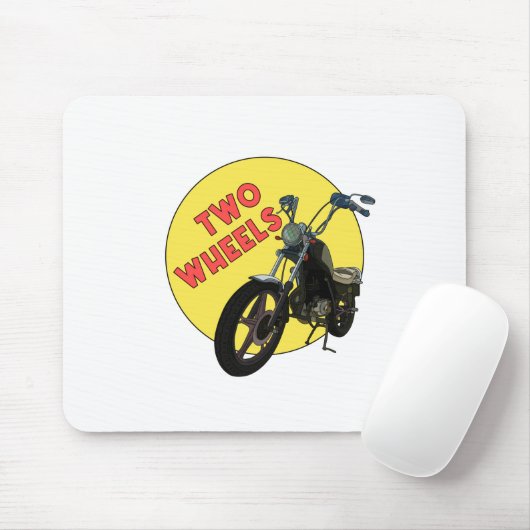 Zwei Räder Mousepad (Mit Mouse)