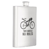 Zwei Räder ohne Regeln für das Auffangen Flachmann (Rechts)