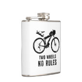 Zwei Räder ohne Regeln für das Auffangen Flachmann (Rechts)