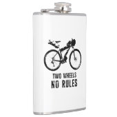 Zwei Räder ohne Regeln für das Auffangen Flachmann (Rechts)