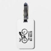 Zwei Räder ohne Regeln für das Auffangen Gepäckanhänger (Rückseite vertikal)