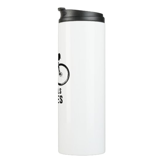 Zwei Räder ohne Regeln für das Auffangen Thermosbecher (Nach rechts gedreht)