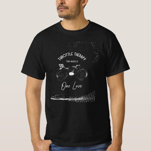 Zwei Räder pro Liebe T - Shirt (Vorderseite)