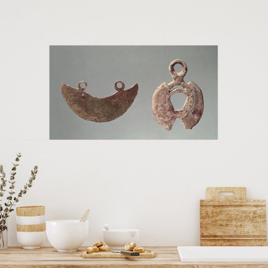 Zwei Rasierapparate aus dem Hallstätter Friedhof Poster (Küche)