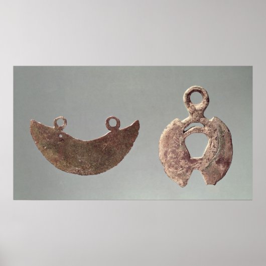 Zwei Rasierapparate aus dem Hallstätter Friedhof Poster (Vorne)