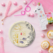 Zwei Rats Bamboo Vietnamese Neujahr 2020 Party PP Pappteller (Party)