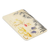 Zwei Rats Bamboo Vietnamese Neujahr 2020 VFM Magnet (Rechte Seite)