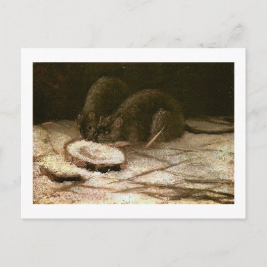 Zwei Rats Van Gogh Fine Art Postkarte (Vorderseite)