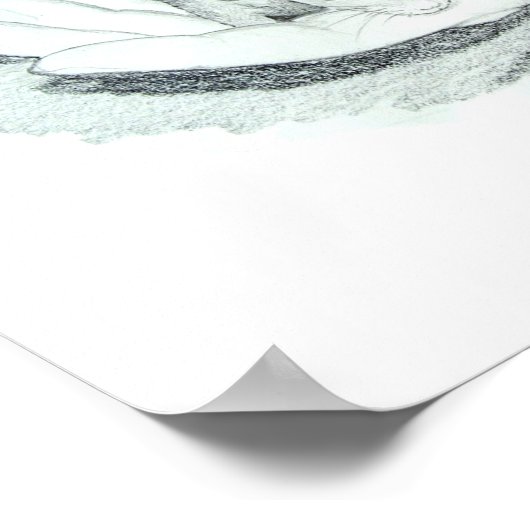 Zwei Ratten in der Hand Poster (Ecke)