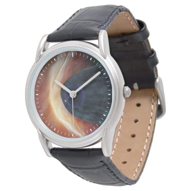 Zwei Raumschiffe der Voyager entdecken den turbule Armbanduhr (Schrägansicht)