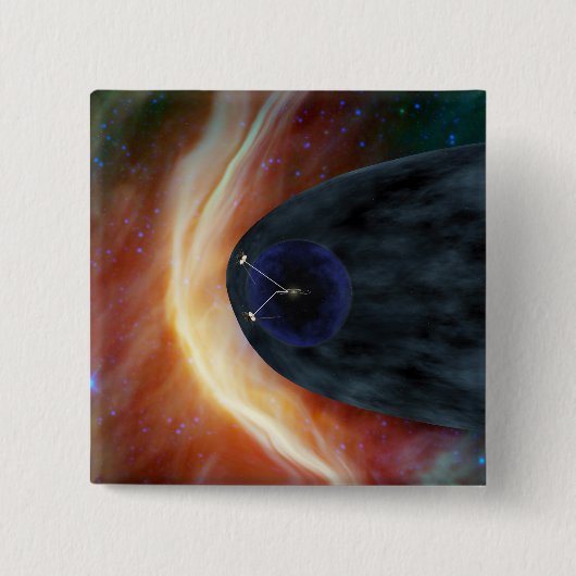 Zwei Raumschiffe der Voyager entdecken den turbule Button (Vorderseite)