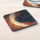 Zwei Raumschiffe der Voyager entdecken den turbule Getränkeuntersetzer (Linke Seite)