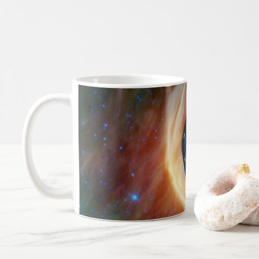 Zwei Raumschiffe der Voyager entdecken den turbule Kaffeetasse (Mit Donut)