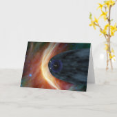 Zwei Raumschiffe der Voyager entdecken den turbule Karte (Gelbe Blume)