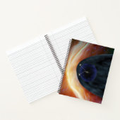 Zwei Raumschiffe der Voyager entdecken den turbule Notizblock (Innenseite)