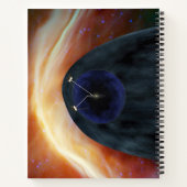 Zwei Raumschiffe der Voyager entdecken den turbule Notizblock (Rückseite)