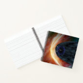 Zwei Raumschiffe der Voyager entdecken den turbule Notizblock (Innenseite)