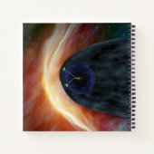 Zwei Raumschiffe der Voyager entdecken den turbule Notizblock (Rückseite)