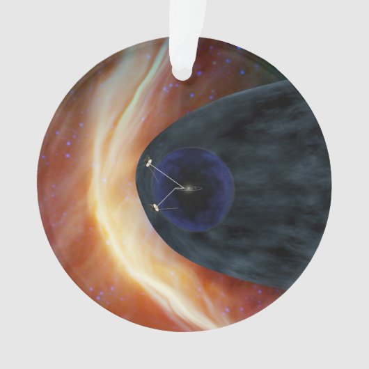 Zwei Raumschiffe der Voyager entdecken den turbule Ornament (Vorderseite)