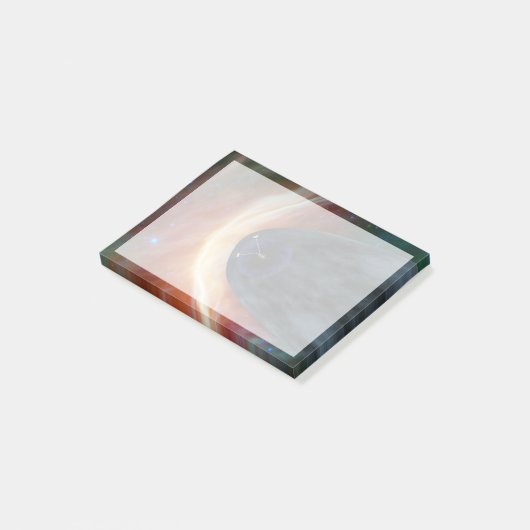 Zwei Raumschiffe der Voyager entdecken den turbule Post-it Klebezettel (angewinkelt)