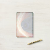 Zwei Raumschiffe der Voyager entdecken den turbule Post-it Klebezettel (Auf Schreibtisch)