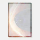 Zwei Raumschiffe der Voyager entdecken den turbule Post-it Klebezettel (Vorderseite)