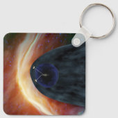 Zwei Raumschiffe der Voyager entdecken den turbule Schlüsselanhänger (Rückseite)